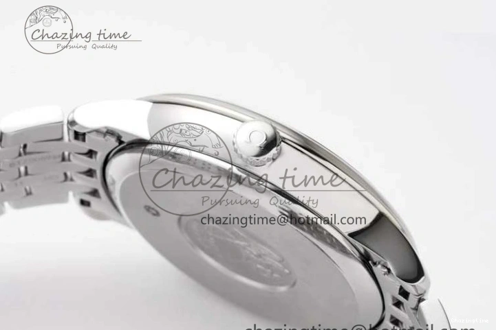 0503 Casual De Ville SS DIWF 1:1 Best Edition White Dial RG Markers on SS Bracelet MIYOTA 7847